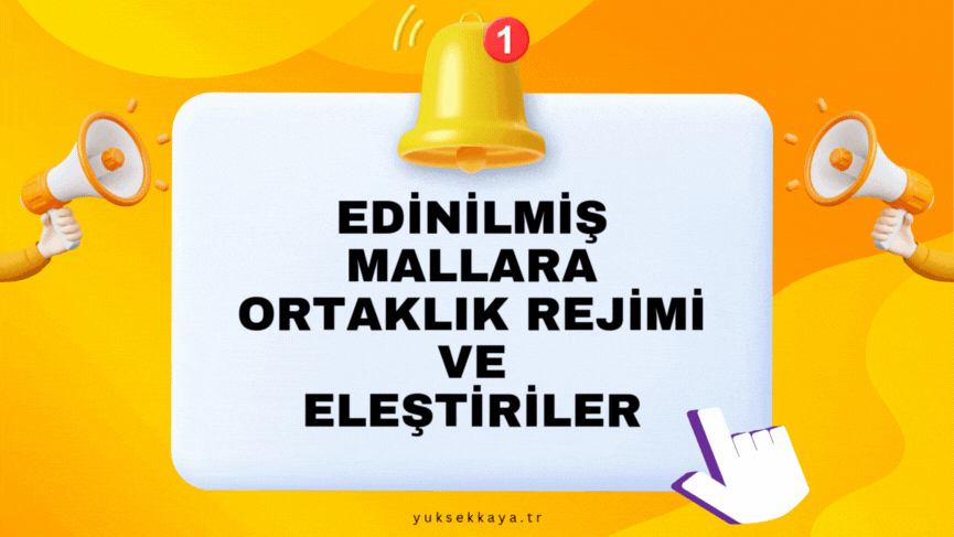 EDİNİLMİŞ MALLARA ORTAKLIK REJİMİ VE ELEŞTİRİLER