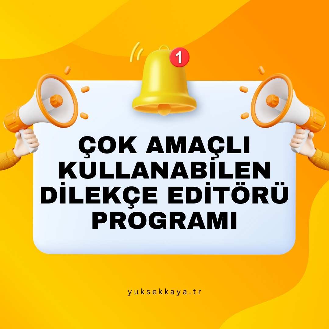 DİLEKÇE EDİTÖRÜ